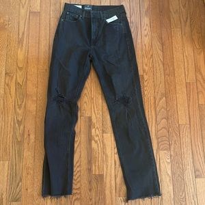 Gap - size 4 tall straight leg black jean